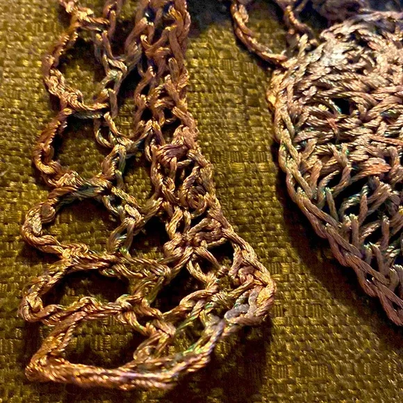 Hand made Vintage COPPER WIRE LADIES ADJUSTABLE BELT